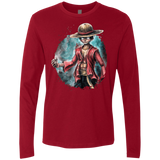 T-Shirts Cardinal / Small LUFFY Men's Premium Long Sleeve