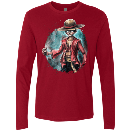 T-Shirts Cardinal / Small LUFFY Men's Premium Long Sleeve