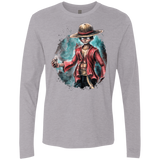 T-Shirts Heather Grey / Small LUFFY Men's Premium Long Sleeve