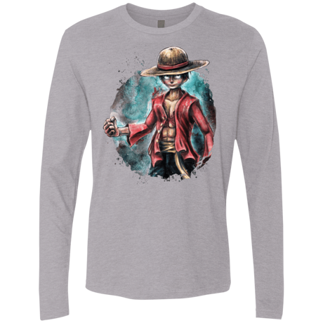 T-Shirts Heather Grey / Small LUFFY Men's Premium Long Sleeve