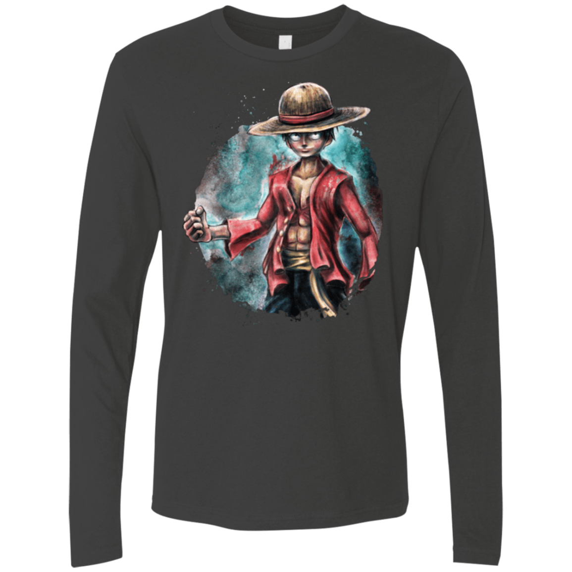 T-Shirts Heavy Metal / Small LUFFY Men's Premium Long Sleeve