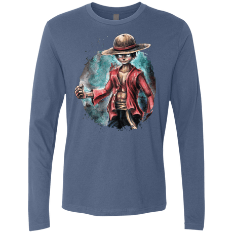 T-Shirts Indigo / Small LUFFY Men's Premium Long Sleeve