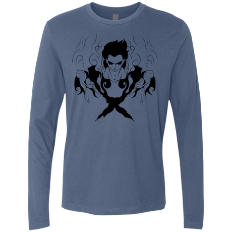 T-Shirts Indigo / Small Luffy Men's Premium Long Sleeve