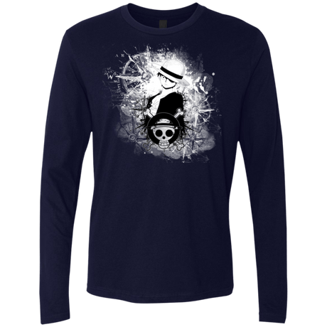 T-Shirts Midnight Navy / Small Luffy Men's Premium Long Sleeve