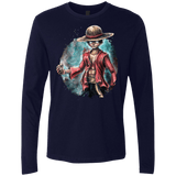 T-Shirts Midnight Navy / Small LUFFY Men's Premium Long Sleeve
