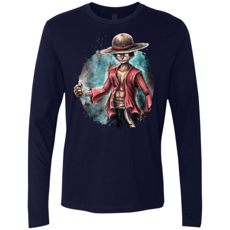 T-Shirts Midnight Navy / Small LUFFY Men's Premium Long Sleeve