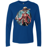 T-Shirts Royal / Small LUFFY Men's Premium Long Sleeve