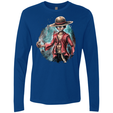 T-Shirts Royal / Small LUFFY Men's Premium Long Sleeve