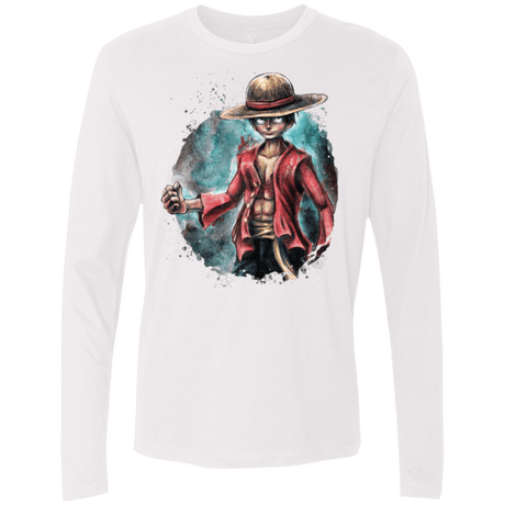T-Shirts White / Small LUFFY Men's Premium Long Sleeve