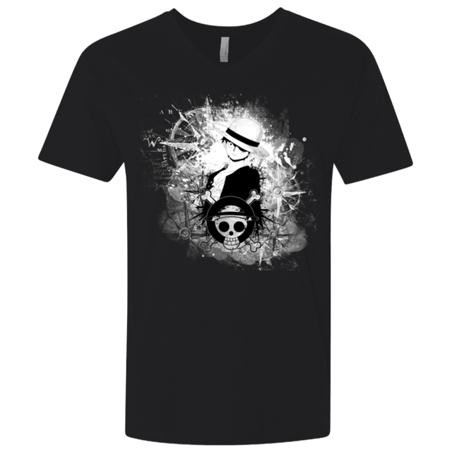 T-Shirts Black / X-Small Luffy Men's Premium V-Neck