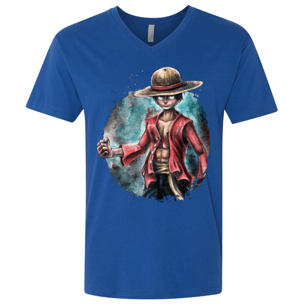 T-Shirts Royal / X-Small LUFFY Men's Premium V-Neck