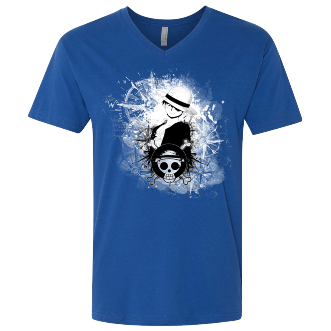T-Shirts Royal / X-Small Luffy Men's Premium V-Neck
