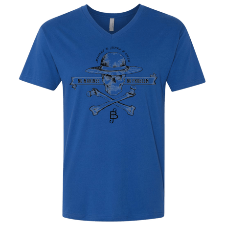 T-Shirts Royal / X-Small Luffy Men's Premium V-Neck
