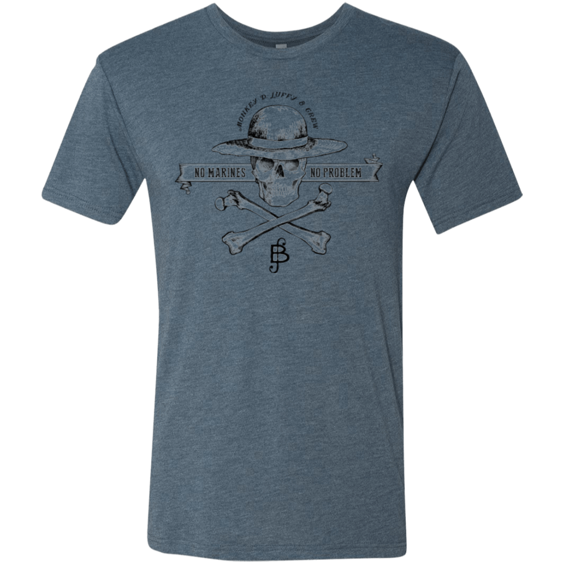 T-Shirts Indigo / Small Luffy Men's Triblend T-Shirt