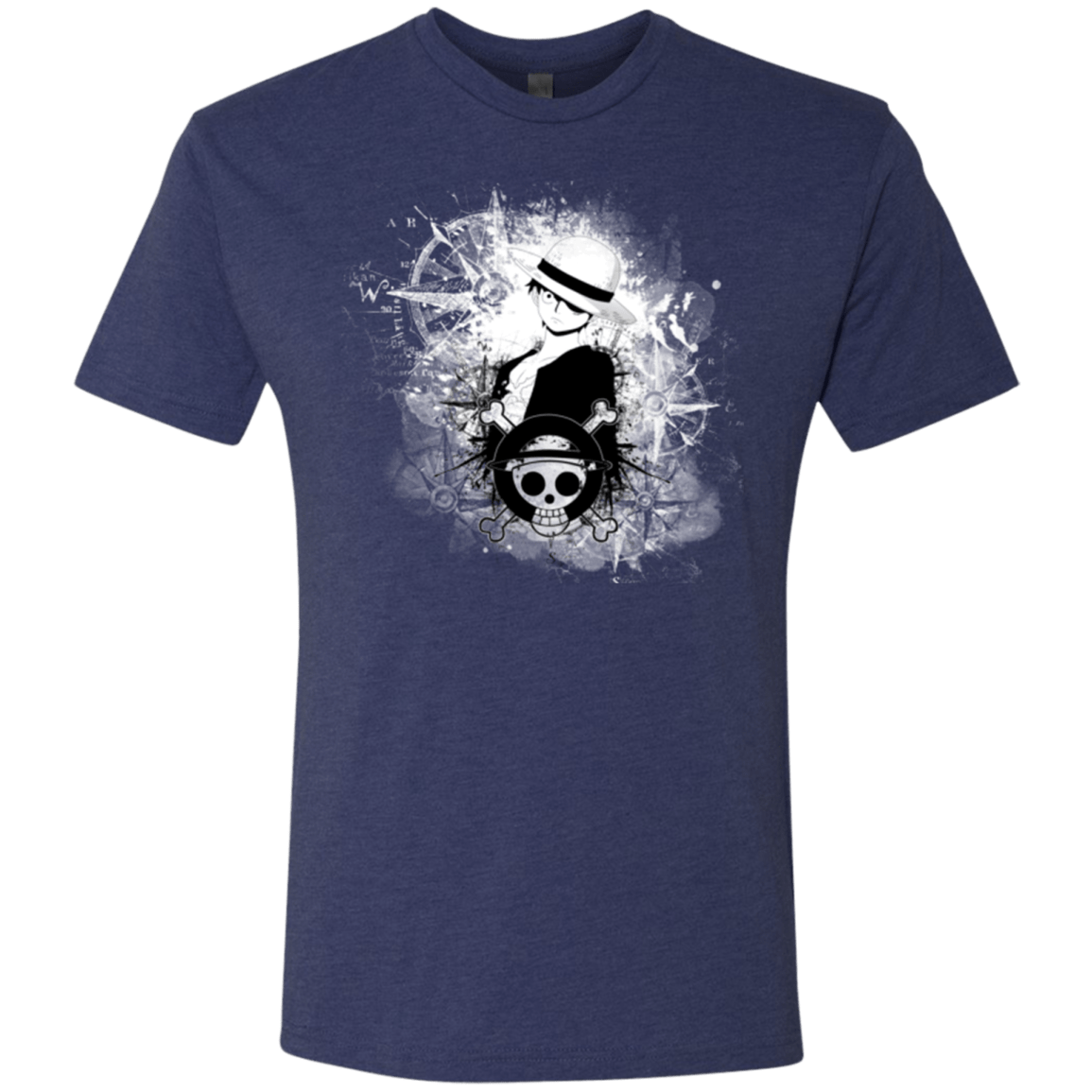 T-Shirts Vintage Navy / Small Luffy Men's Triblend T-Shirt