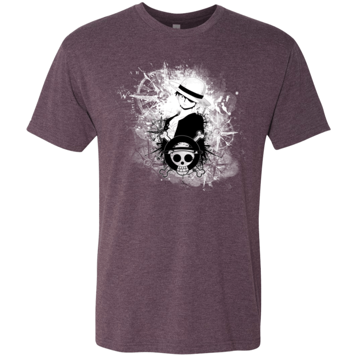 T-Shirts Vintage Purple / Small Luffy Men's Triblend T-Shirt