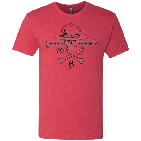 T-Shirts Vintage Red / Small Luffy Men's Triblend T-Shirt