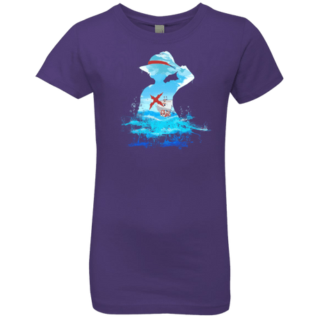 T-Shirts Purple Rush / YXS Luffy sea 2 Girls Premium T-Shirt