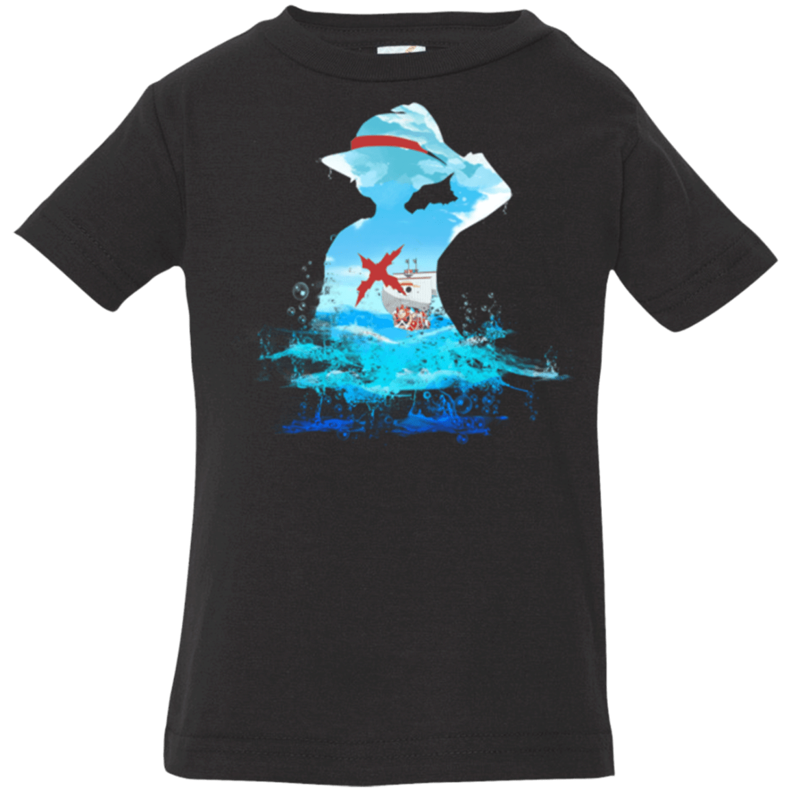 T-Shirts Black / 6 Months Luffy sea 2 Infant Premium T-Shirt