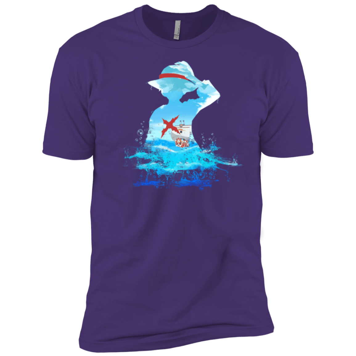 T-Shirts Purple / X-Small Luffy sea 2 Men's Premium T-Shirt
