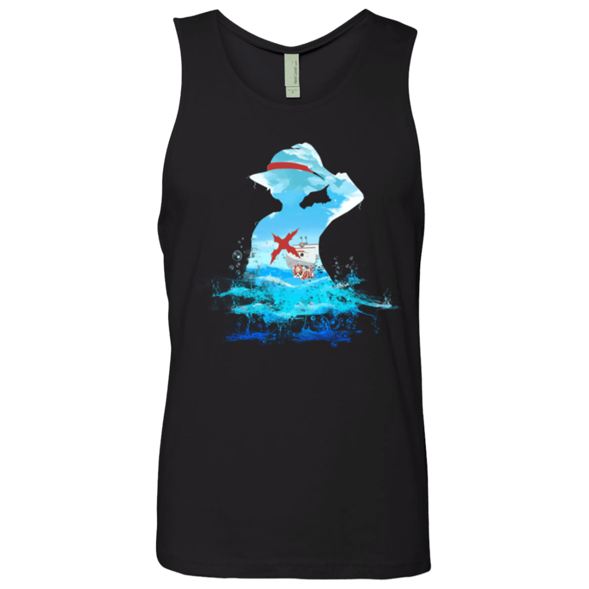 T-Shirts Black / Small Luffy sea 2 Men's Premium Tank Top