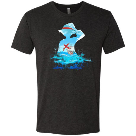 T-Shirts Vintage Black / Small Luffy sea 2 Men's Triblend T-Shirt