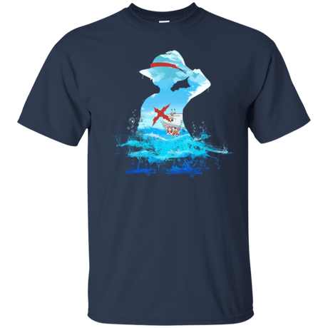 T-Shirts Navy / Small Luffy sea 2 T-Shirt