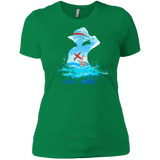 T-Shirts Kelly Green / X-Small Luffy sea 2 Women's Premium T-Shirt