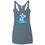 T-Shirts Indigo / X-Small Luffy sea 2 Women's Triblend Racerback Tank