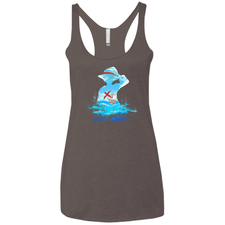 T-Shirts Macchiato / X-Small Luffy sea 2 Women's Triblend Racerback Tank