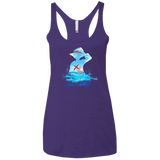 T-Shirts Purple / X-Small Luffy sea 2 Women's Triblend Racerback Tank
