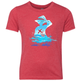 T-Shirts Vintage Red / YXS Luffy sea 2 Youth Triblend T-Shirt