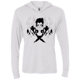 T-Shirts Heather White / X-Small Luffy Triblend Long Sleeve Hoodie Tee