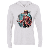 T-Shirts Heather White / X-Small LUFFY Triblend Long Sleeve Hoodie Tee