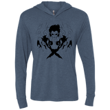 T-Shirts Indigo / X-Small Luffy Triblend Long Sleeve Hoodie Tee