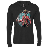 T-Shirts Vintage Black / X-Small LUFFY Triblend Long Sleeve Hoodie Tee