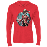 T-Shirts Vintage Red / X-Small LUFFY Triblend Long Sleeve Hoodie Tee