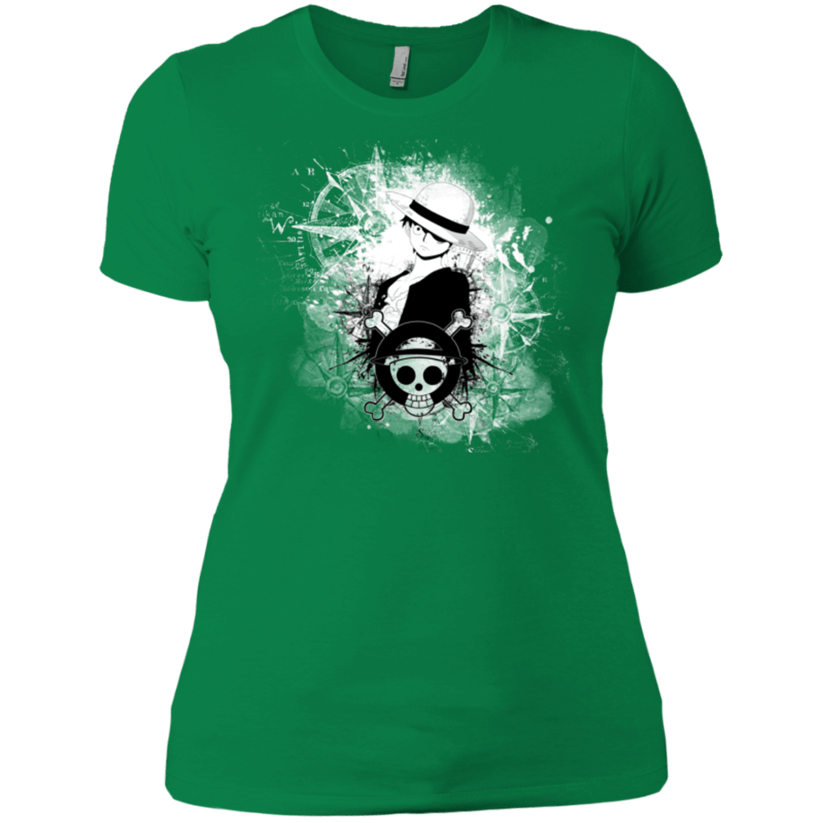 T-Shirts Kelly Green / X-Small Luffy Women's Premium T-Shirt
