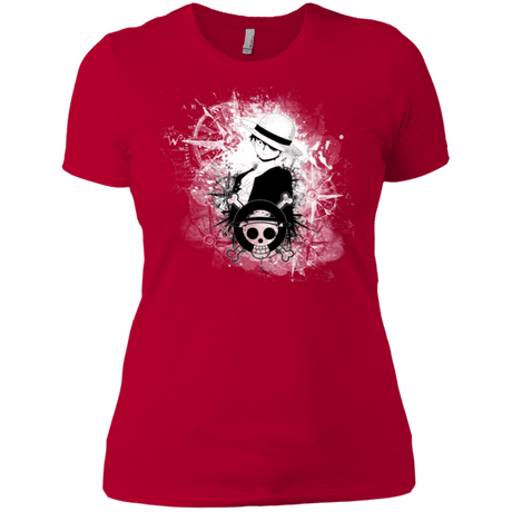 T-Shirts Red / X-Small Luffy Women's Premium T-Shirt