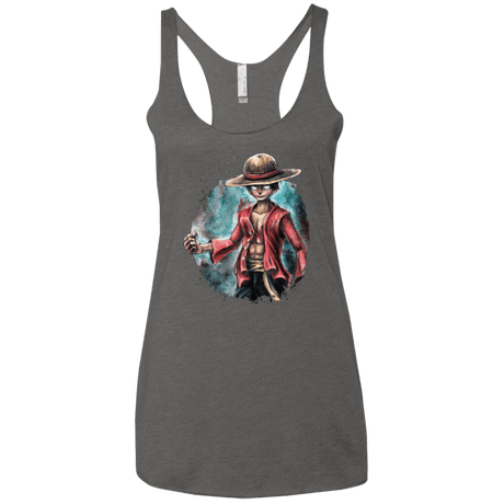 T-Shirts Premium Heather / X-Small LUFFY Women's Triblend Racerback Tank
