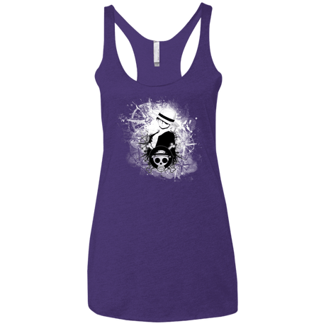 T-Shirts Purple / X-Small Luffy Women's Triblend Racerback Tank