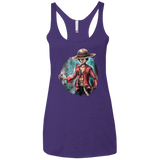 T-Shirts Purple / X-Small LUFFY Women's Triblend Racerback Tank