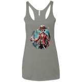 T-Shirts Venetian Grey / X-Small LUFFY Women's Triblend Racerback Tank
