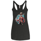 T-Shirts Vintage Black / X-Small LUFFY Women's Triblend Racerback Tank