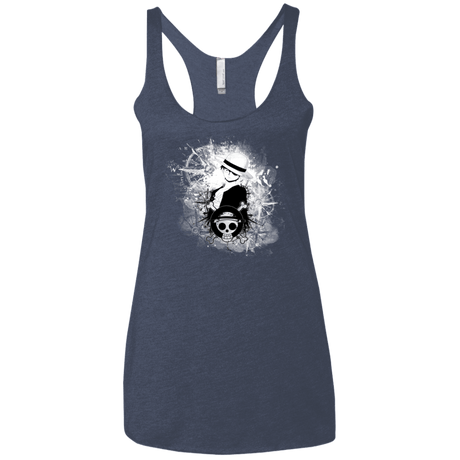 T-Shirts Vintage Navy / X-Small Luffy Women's Triblend Racerback Tank