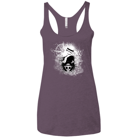 T-Shirts Vintage Purple / X-Small Luffy Women's Triblend Racerback Tank