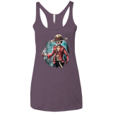 T-Shirts Vintage Purple / X-Small LUFFY Women's Triblend Racerback Tank