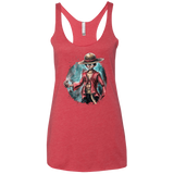 T-Shirts Vintage Red / X-Small LUFFY Women's Triblend Racerback Tank