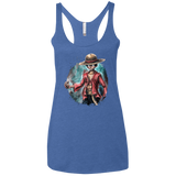 T-Shirts Vintage Royal / X-Small LUFFY Women's Triblend Racerback Tank