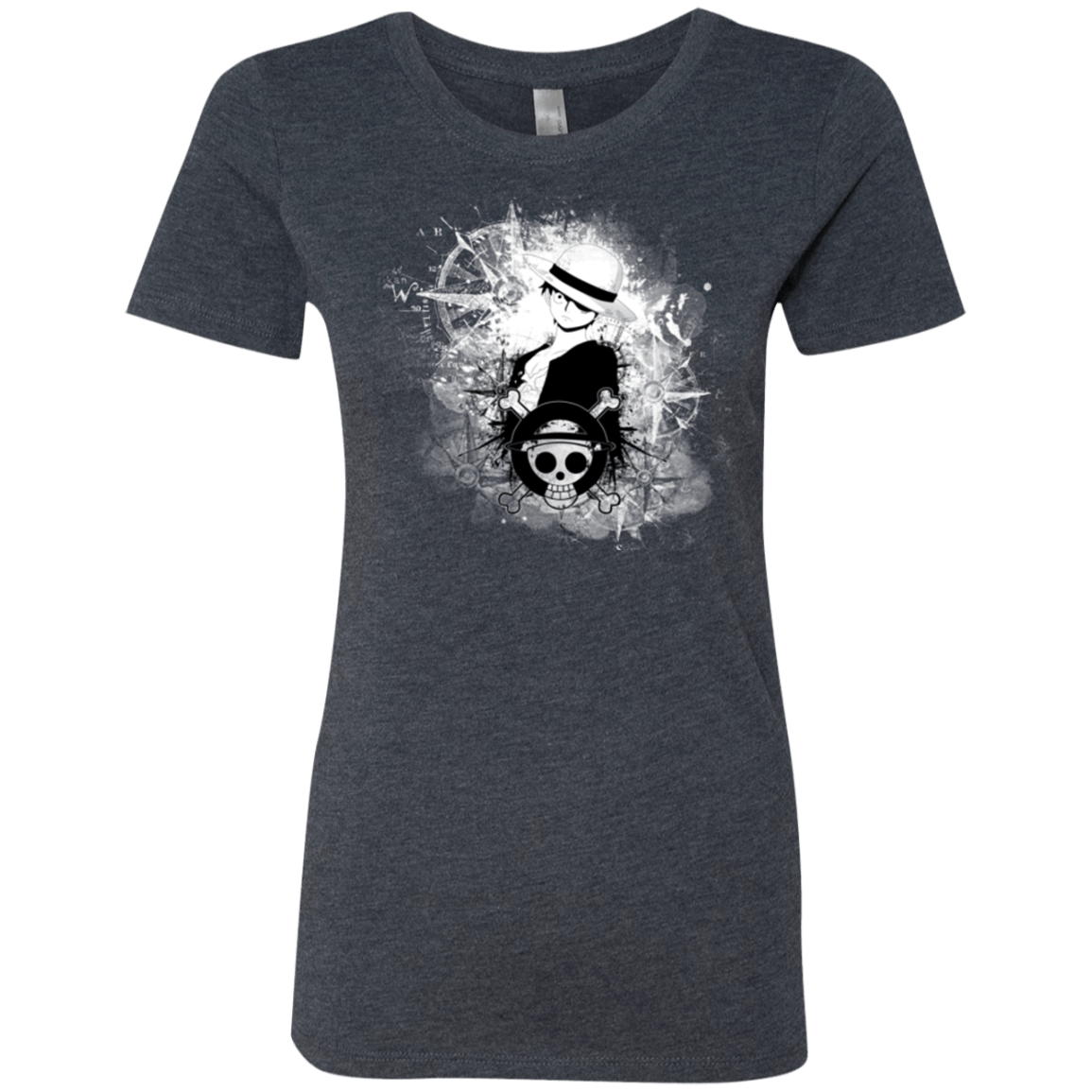 T-Shirts Vintage Navy / Small Luffy Women's Triblend T-Shirt